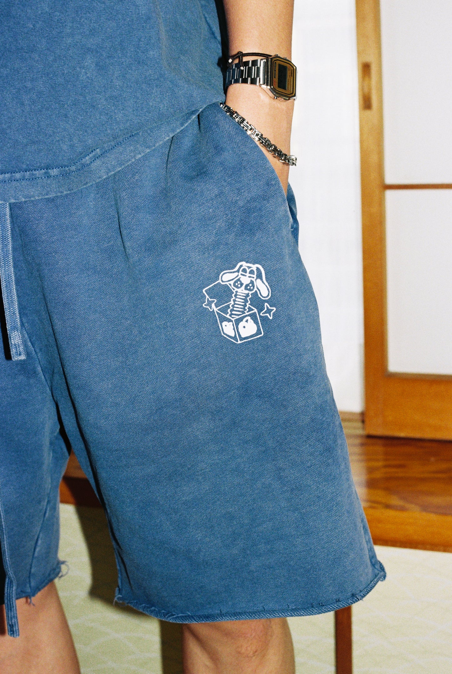 MindError ME Box Garment Dyed Shorts-STS5202