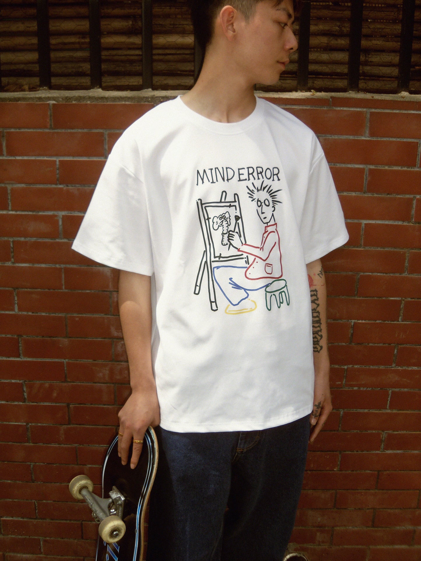 Mind Error ME Drawing Tee-SSC5101