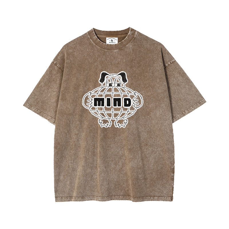 MindError ME Dog Garment Dyed Tee-STS5104