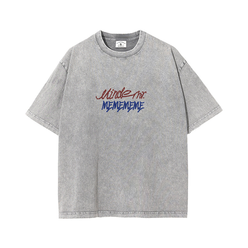 MindError ME Radio Garment Dyed Tee-STS5105
