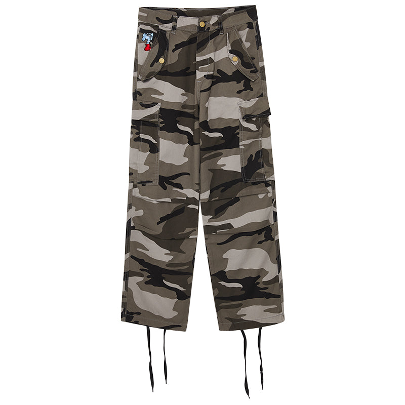 Mind Error ME Camo Cargo Pants-WPL4006