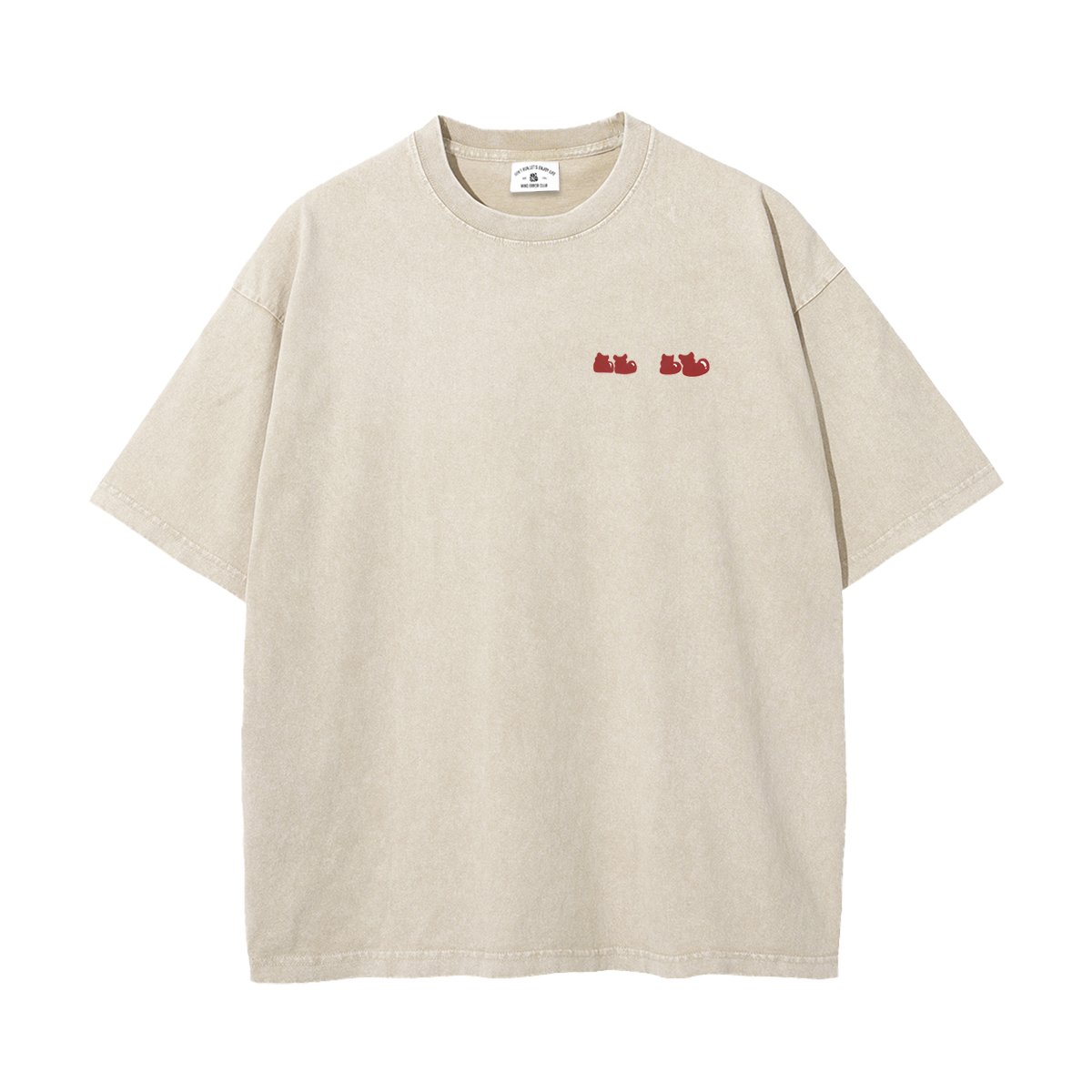 MindError ME Elephant Garment Dyed Tee-STS5107