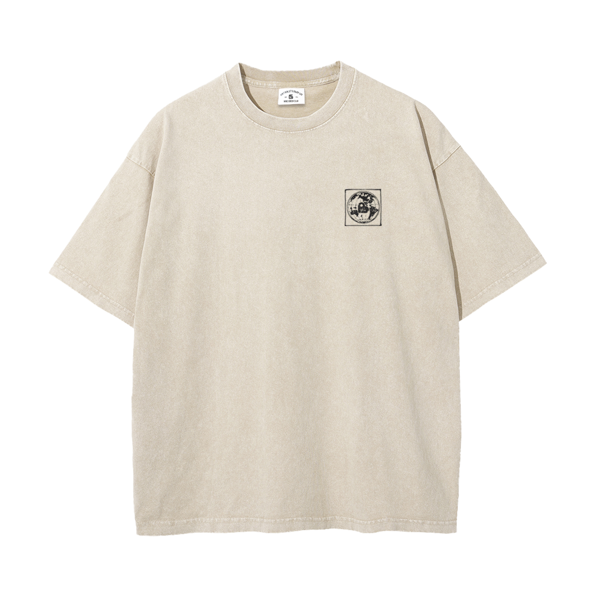 MindError ME Earth Garment Dyed Tee-STS5003
