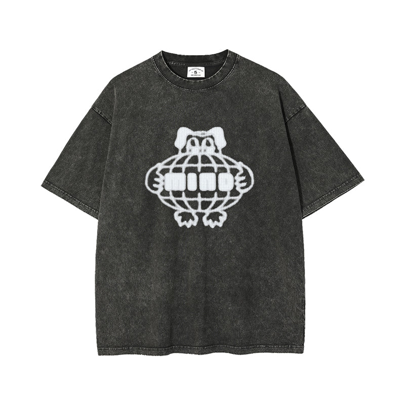 MindError ME Dog Garment Dyed Tee-STS5104