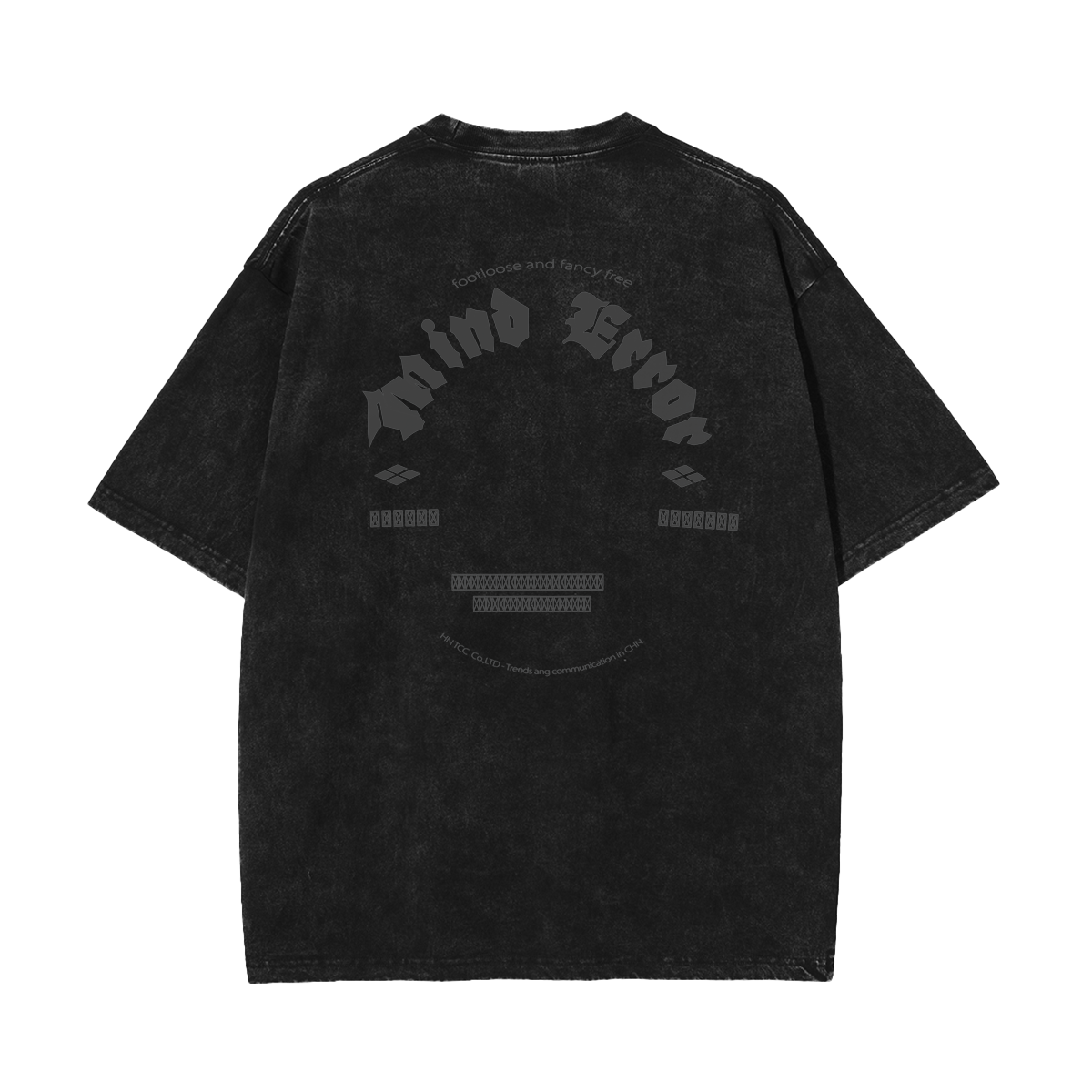MindError ME Old English Garment Dyed Tee-STS5001