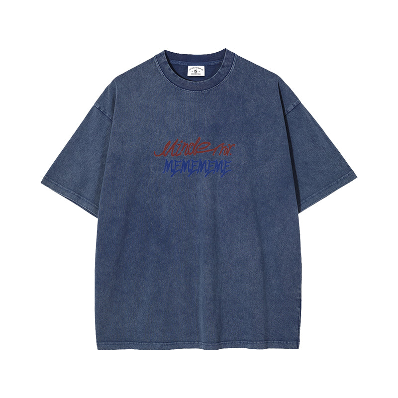 MindError ME Radio Garment Dyed Tee-STS5105