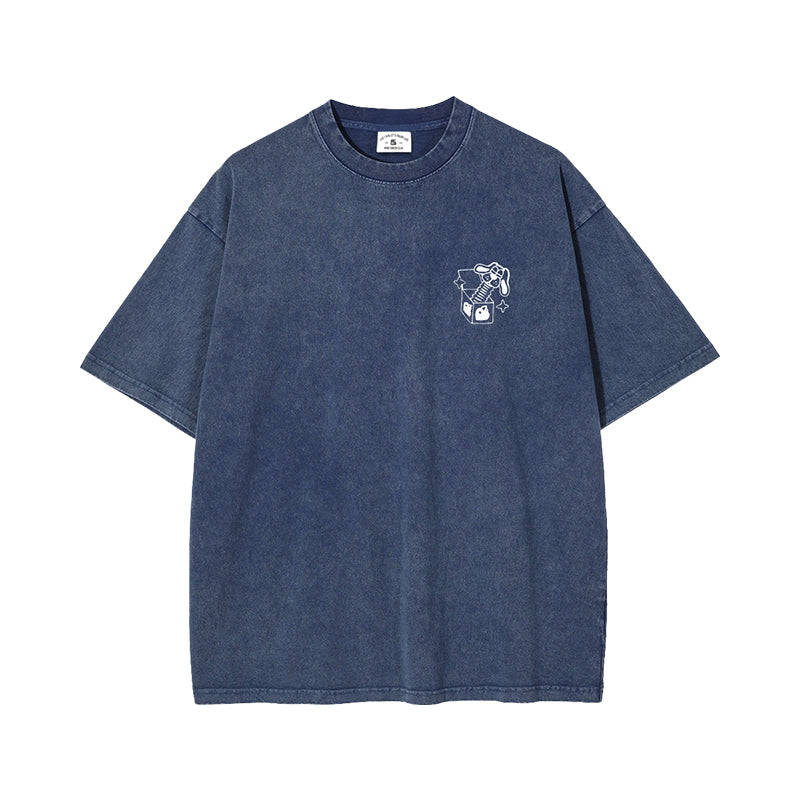 MindError ME Box Garment Dyed Tee-STS5002