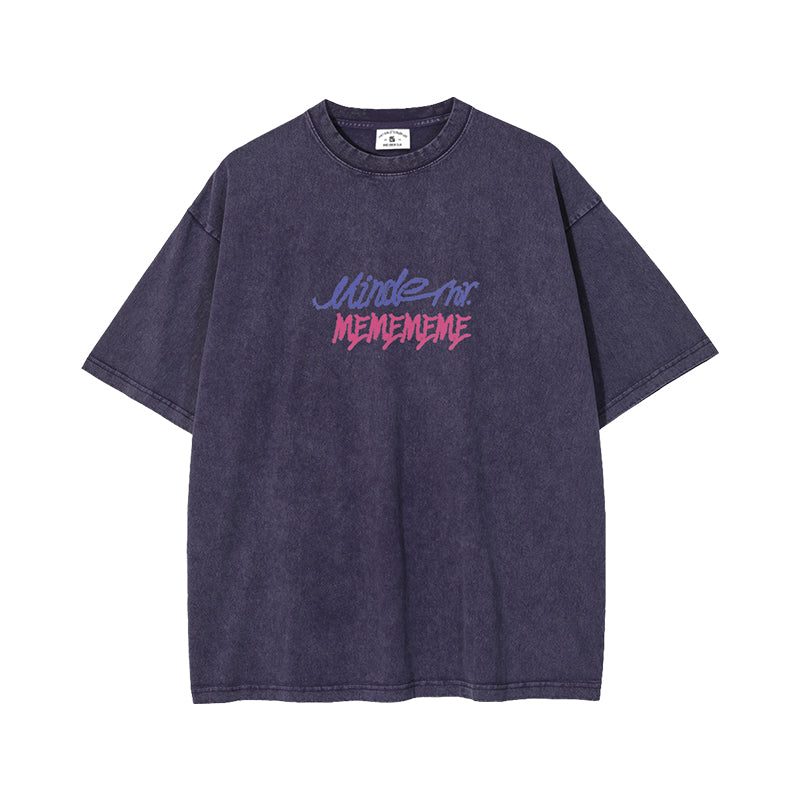 MindError ME Radio Garment Dyed Tee-STS5105