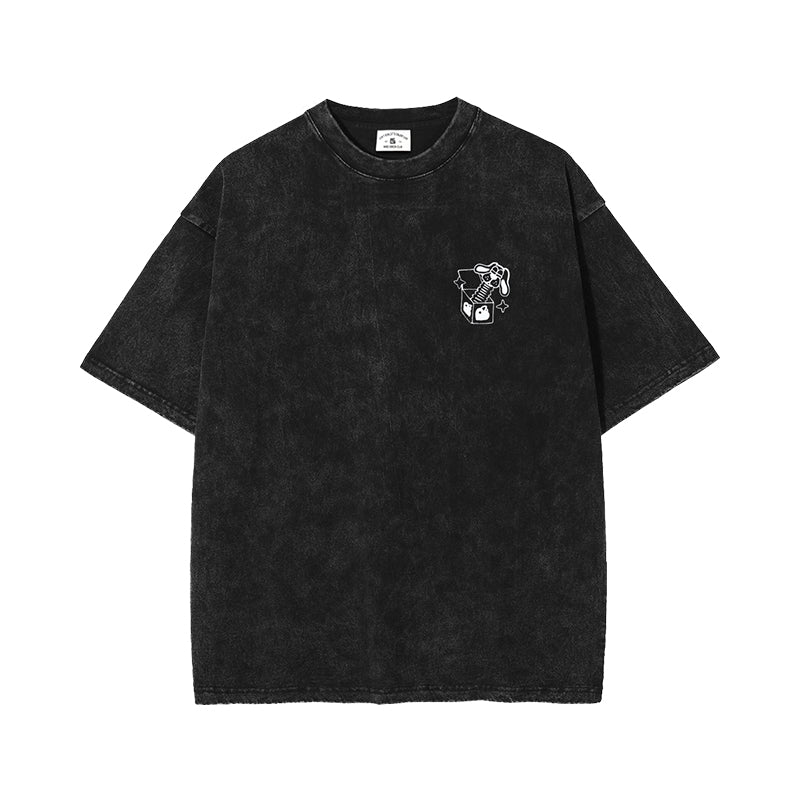 MindError ME Box Garment Dyed Tee-STS5002