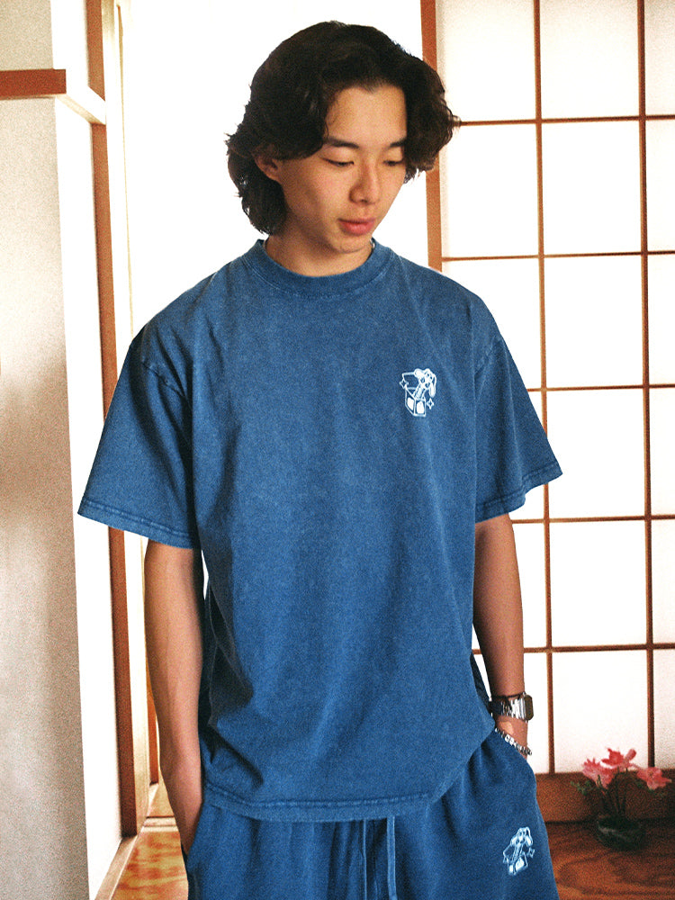 MindError ME Box Garment Dyed Tee-STS5002