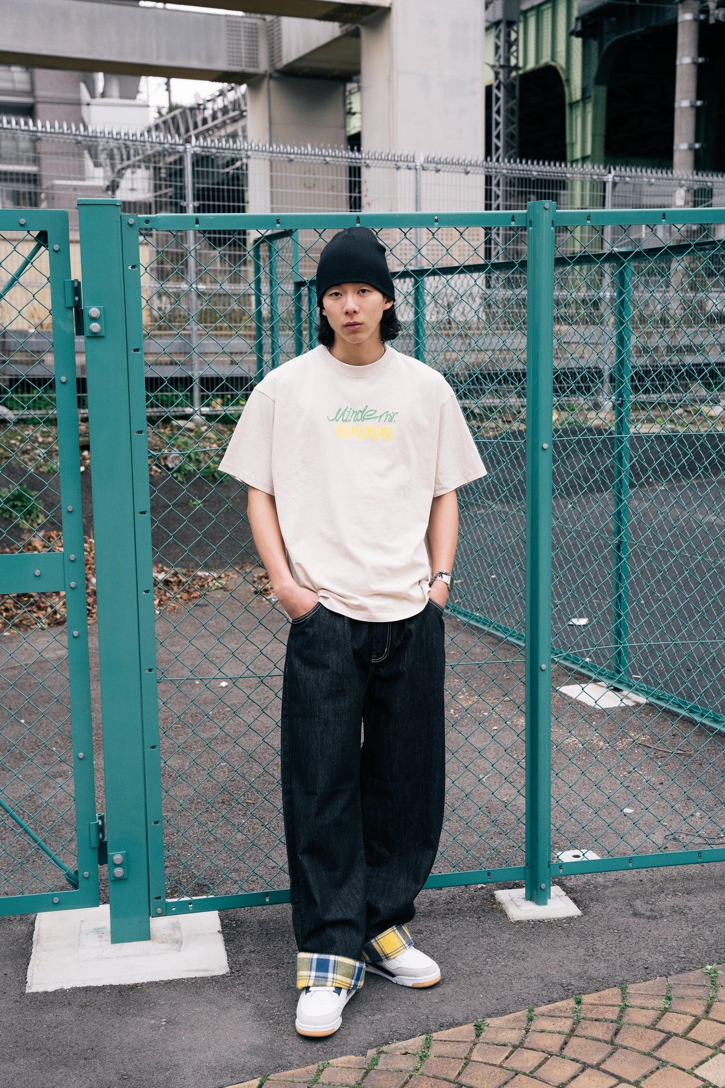 MindError ME Radio Garment Dyed Tee-STS5105