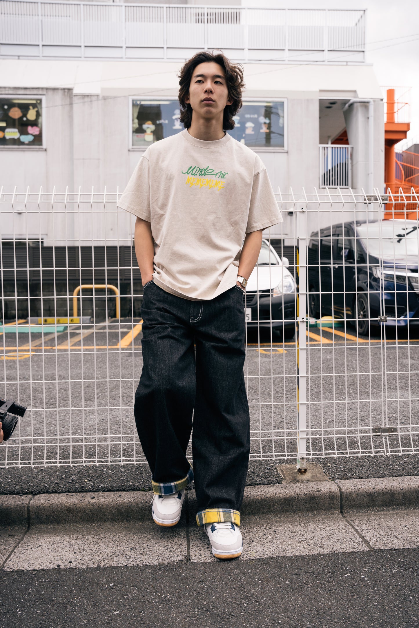 MindError ME Radio Garment Dyed Tee-STS5105