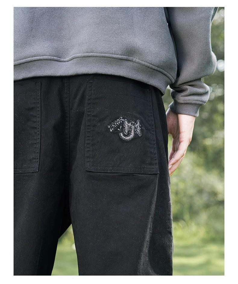 Mind Error Double Knee Pants-WPL3127