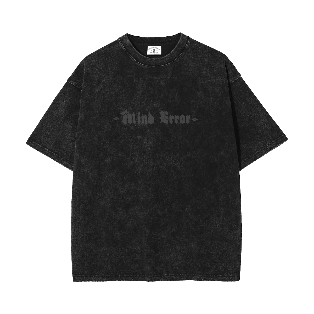 MindError ME Old English Garment Dyed Tee-STS5001