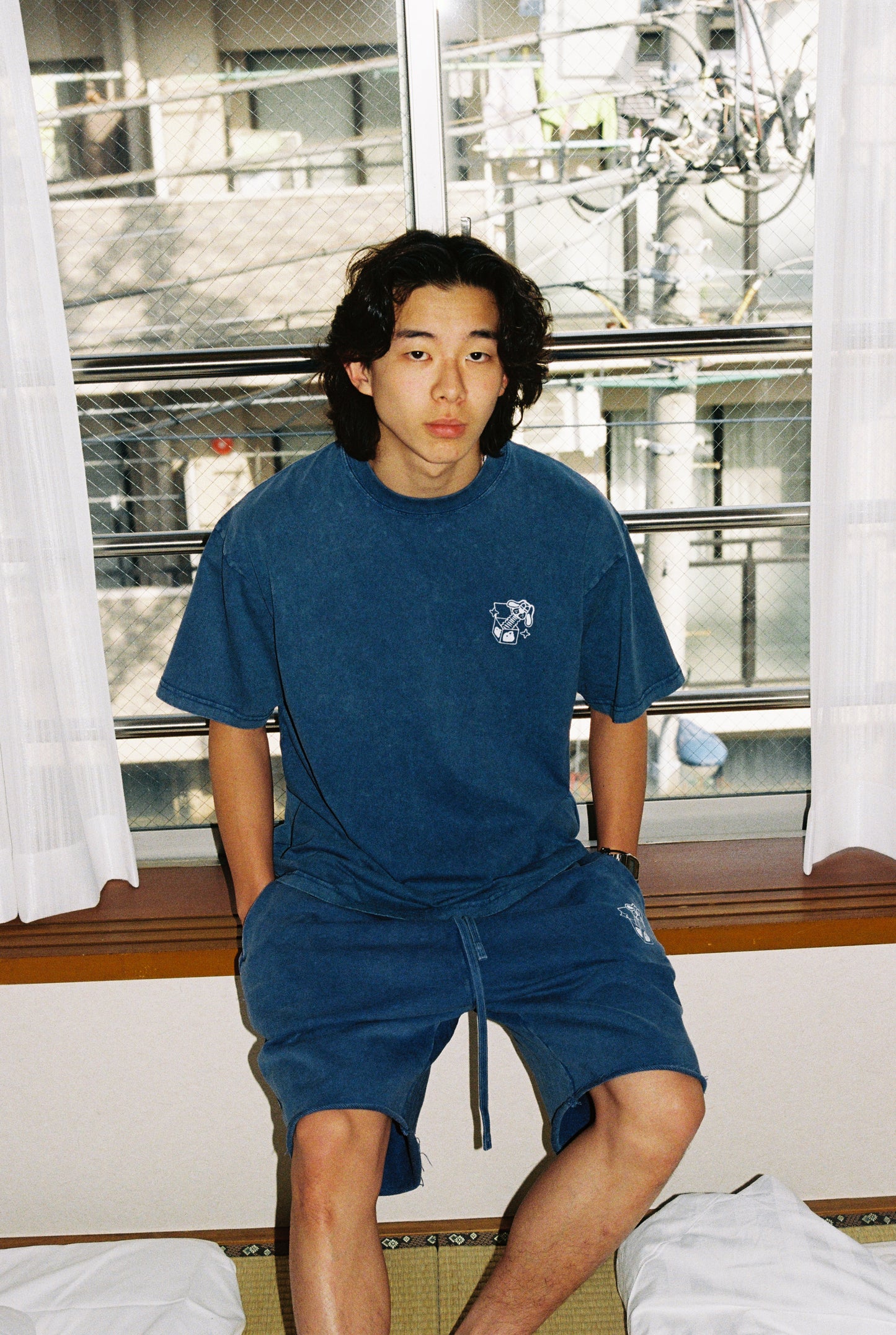MindError ME Box Garment Dyed Shorts-STS5202