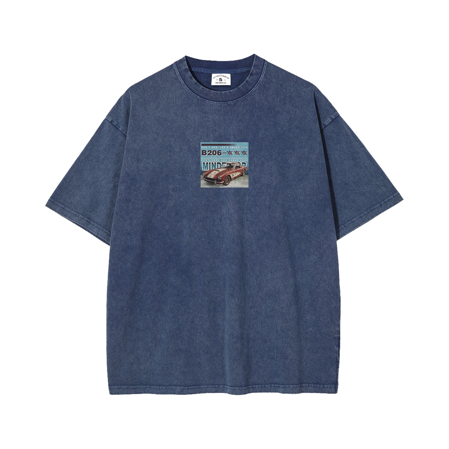 Mind Error Car Garment Dyed Tee-STA6001