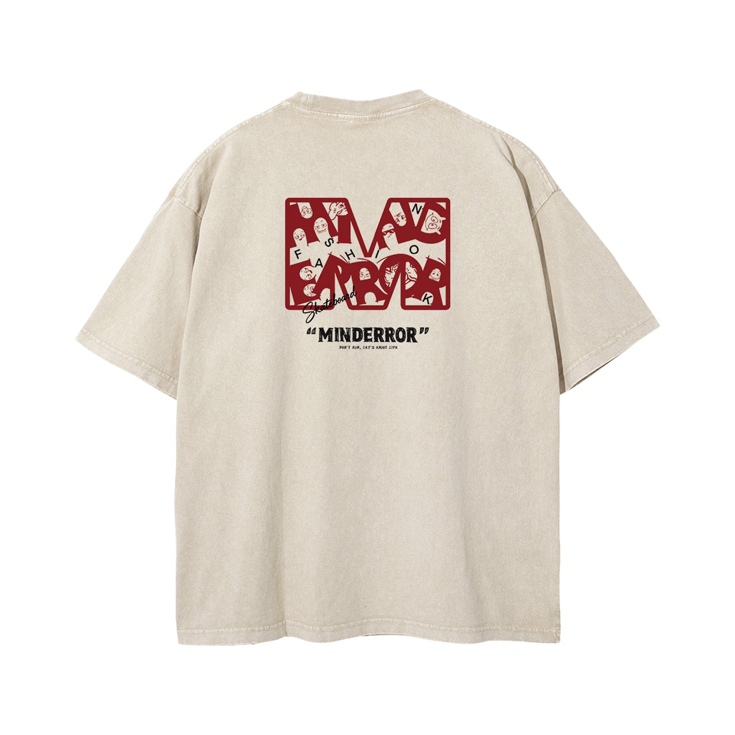 Mind Error M Garment Dyed Tee-STA6003