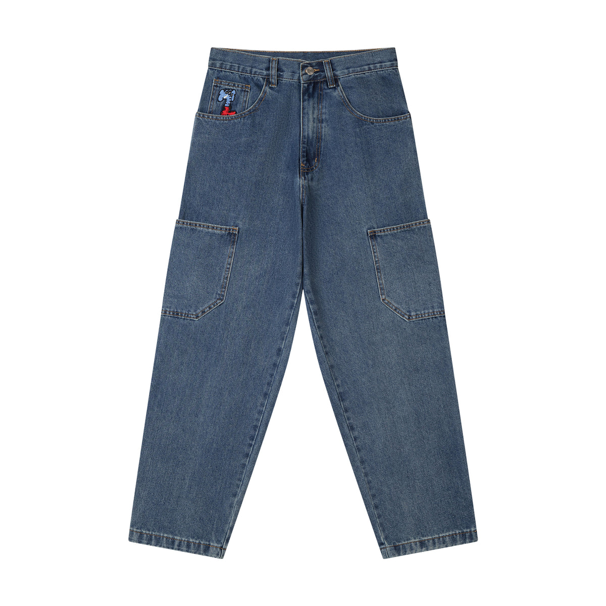 Mind Error Side Pocket Pants-WPL6010