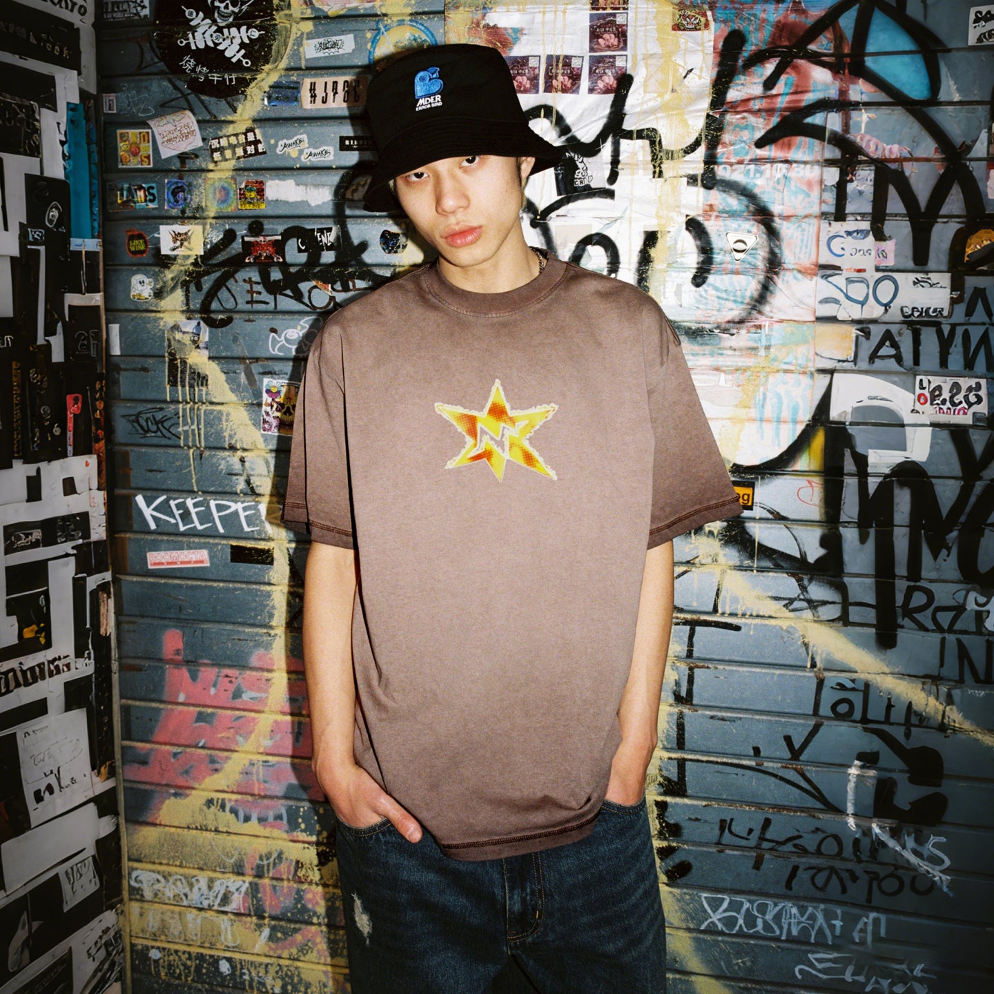 Mind Error Flame Tie Dye Tee-STA6204