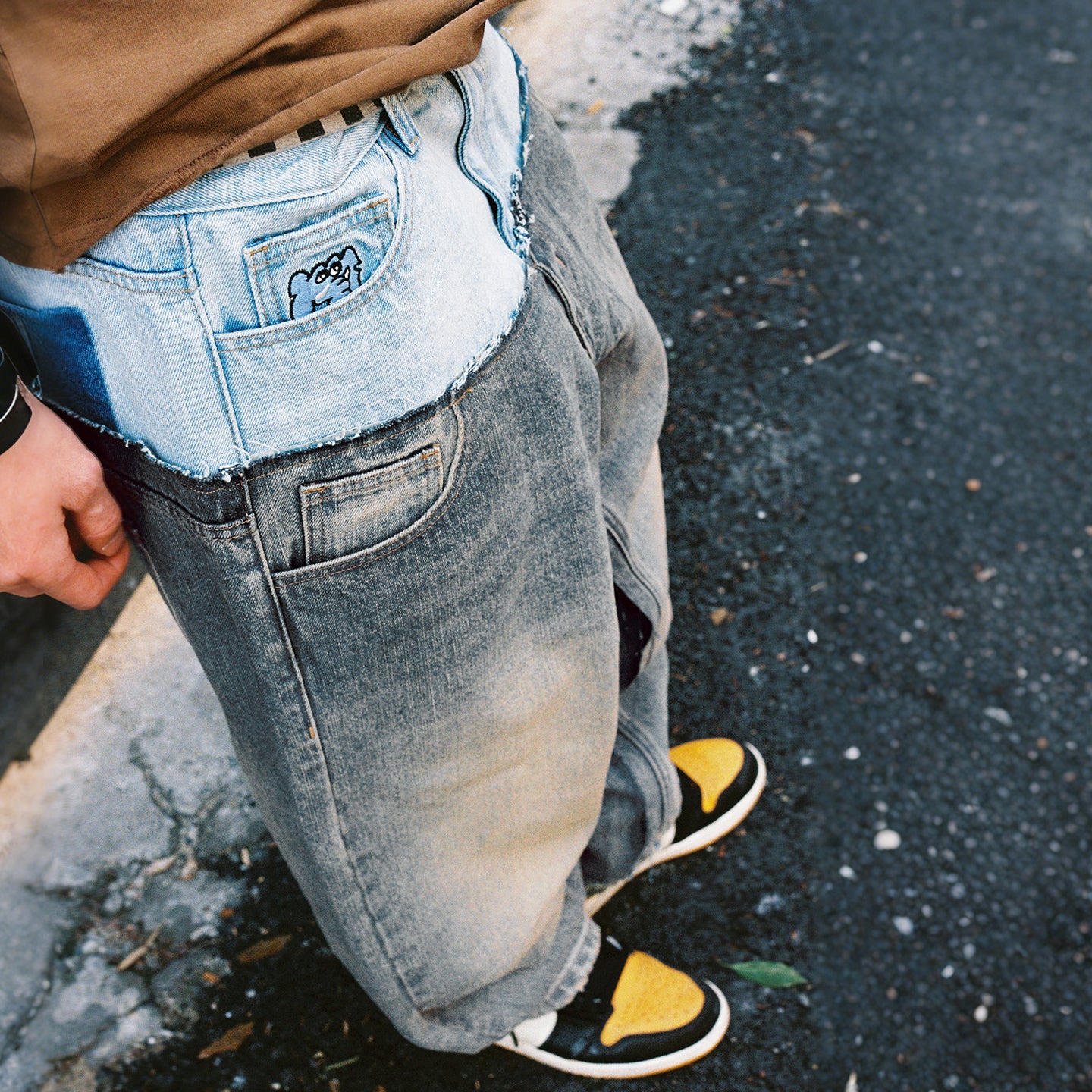 Mind Error Layered Pants-SPL6008