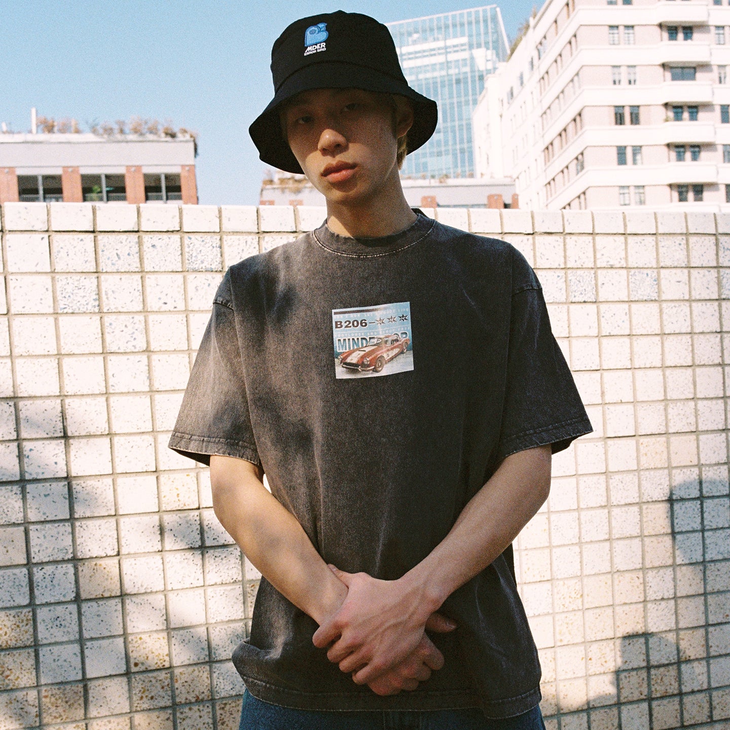 Mind Error Car Garment Dyed Tee-STA6001