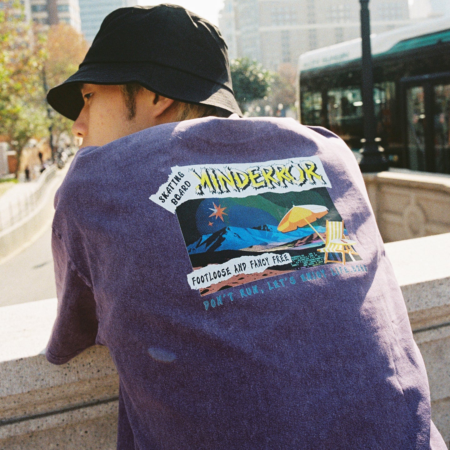Mind Error Beach Garment Dyed Tee-STA6011