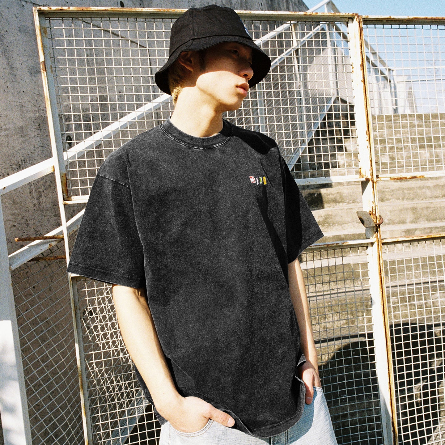 Mind Error Logo Garment Dyed Tee-STA6022