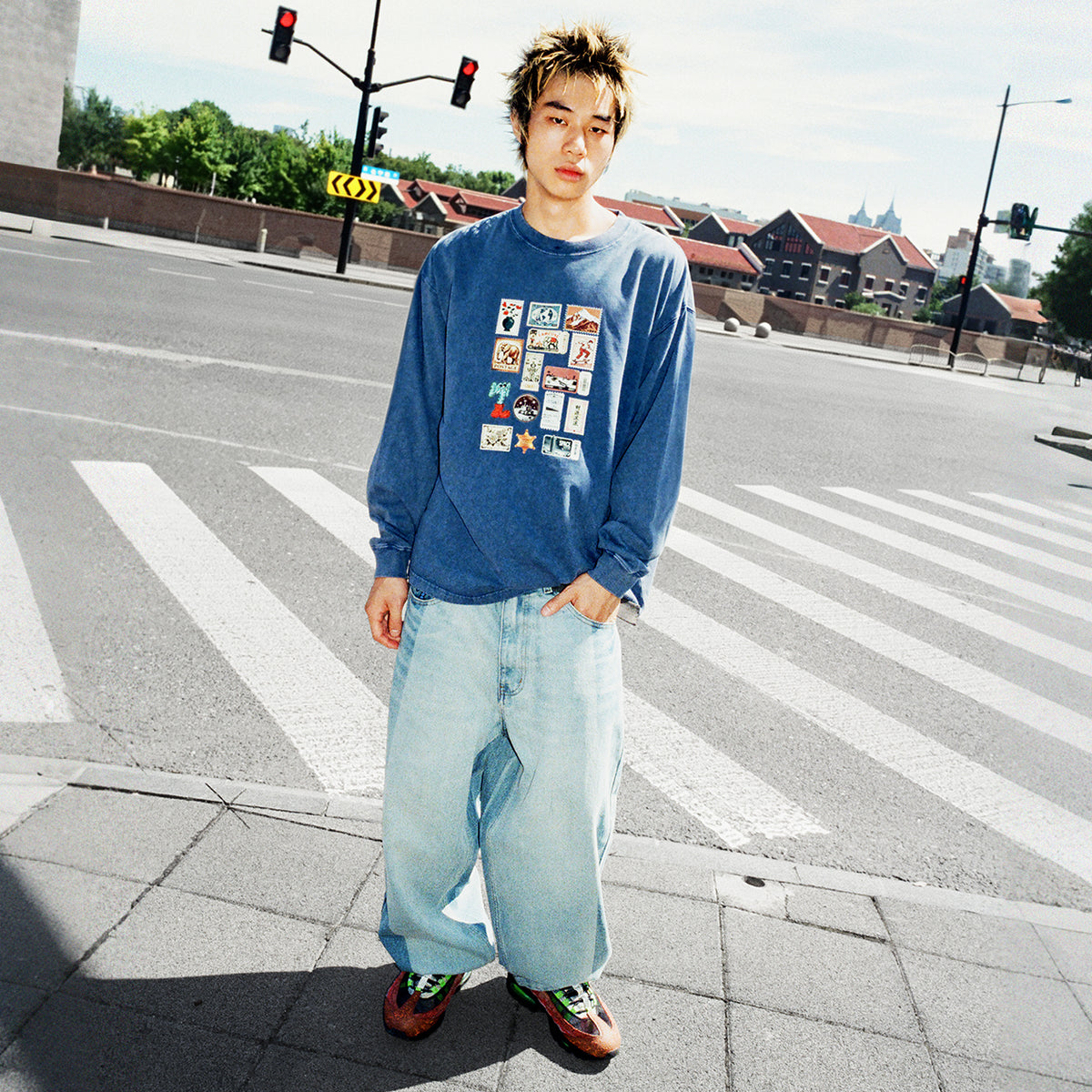 Mind Error Gradient Pants-WPL6003