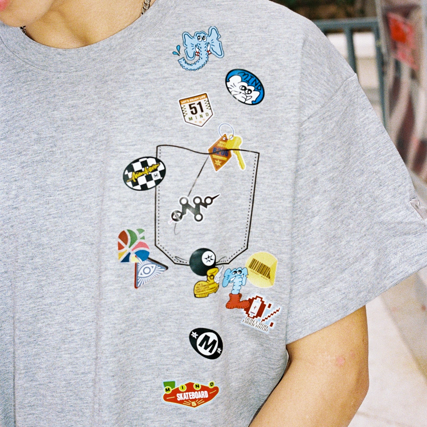 Mind Error Sticker Tee-STA6110