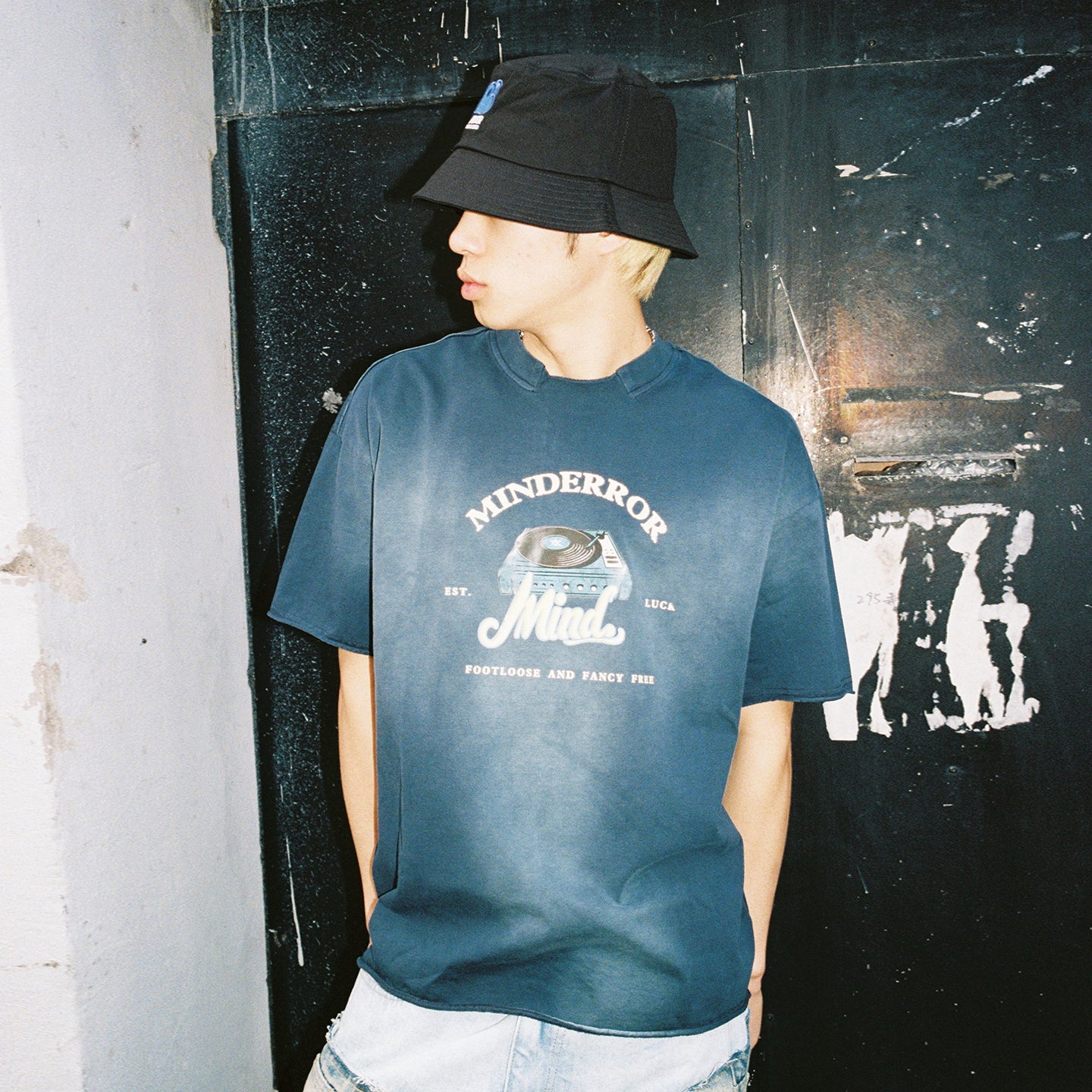 Mind Error Record Tie Dye Tee-STA6304