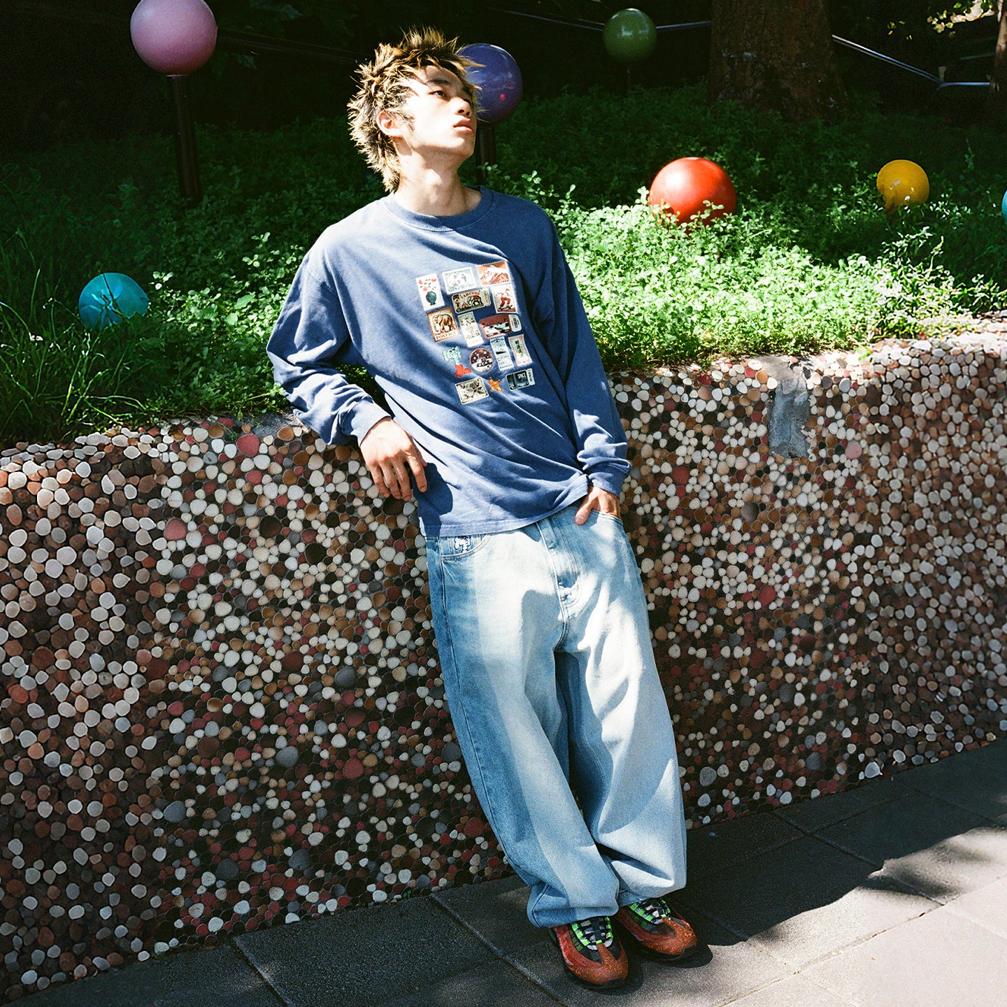 Mind Error Gradient Pants-WPL6003