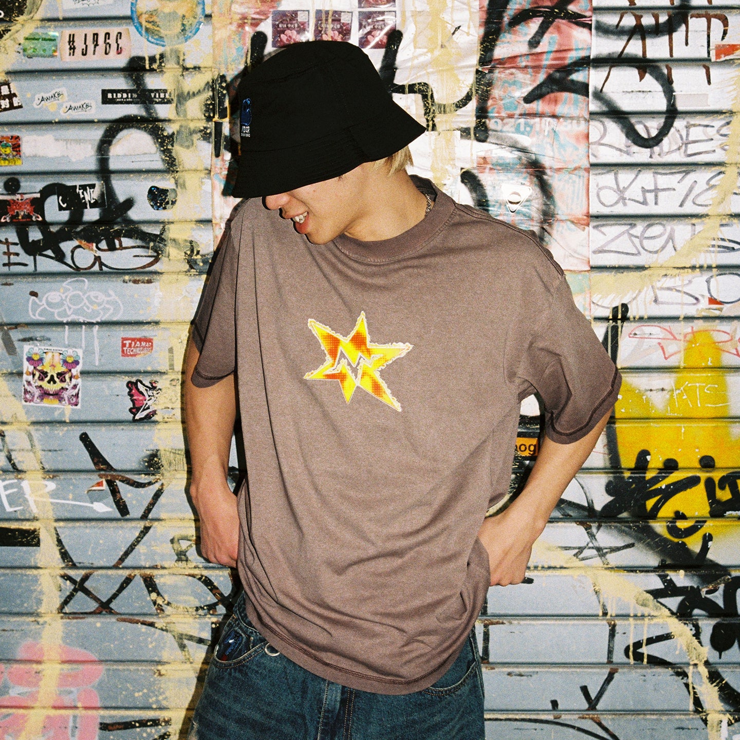 Mind Error Flame Tie Dye Tee-STA6204
