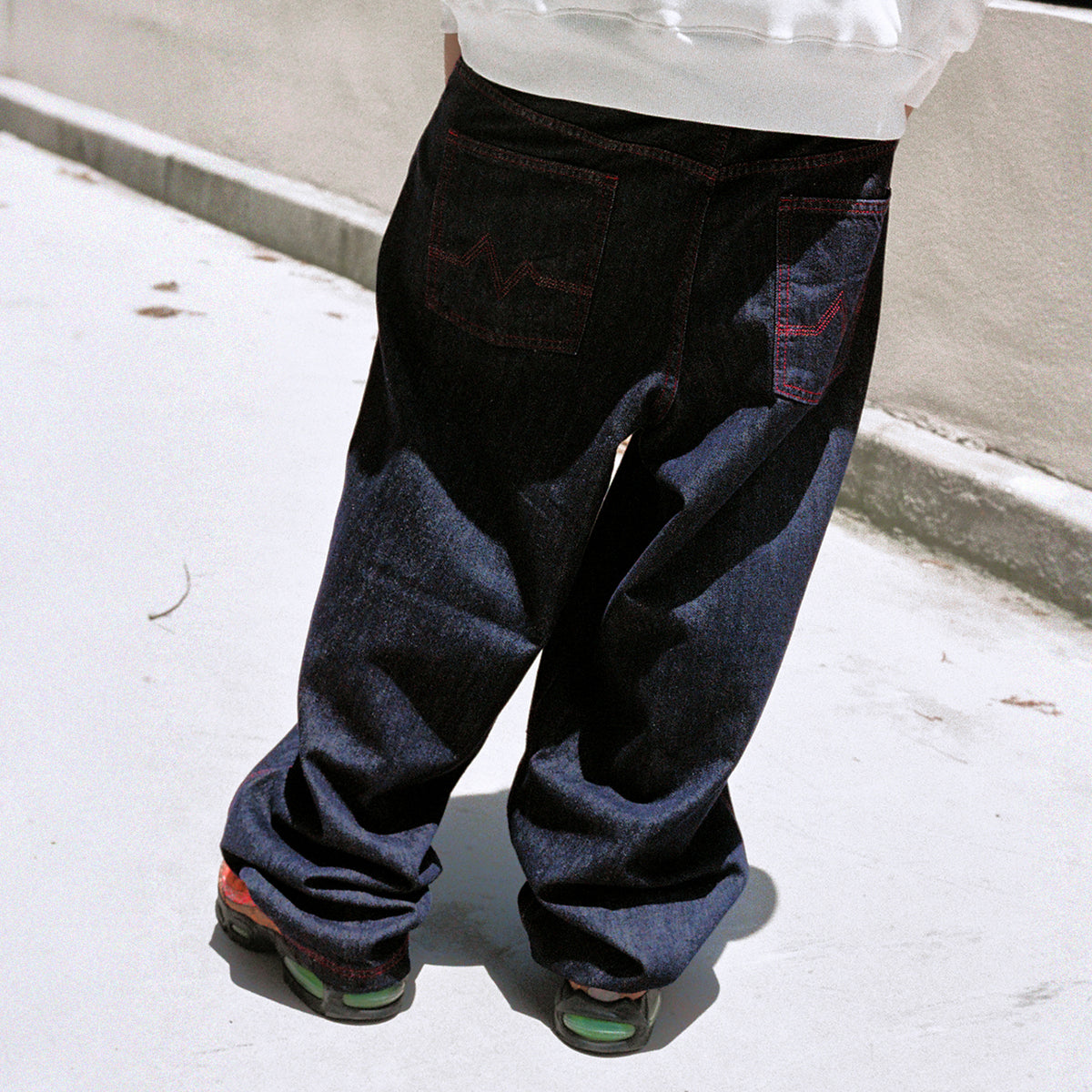 Mind Error Contrast Pants-WPL6008