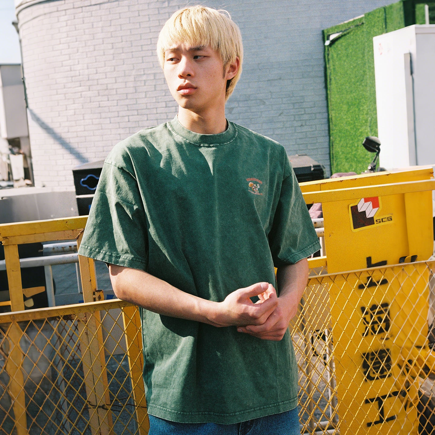 Mind Error Mushroom Garment Dyed Tee-STA6016