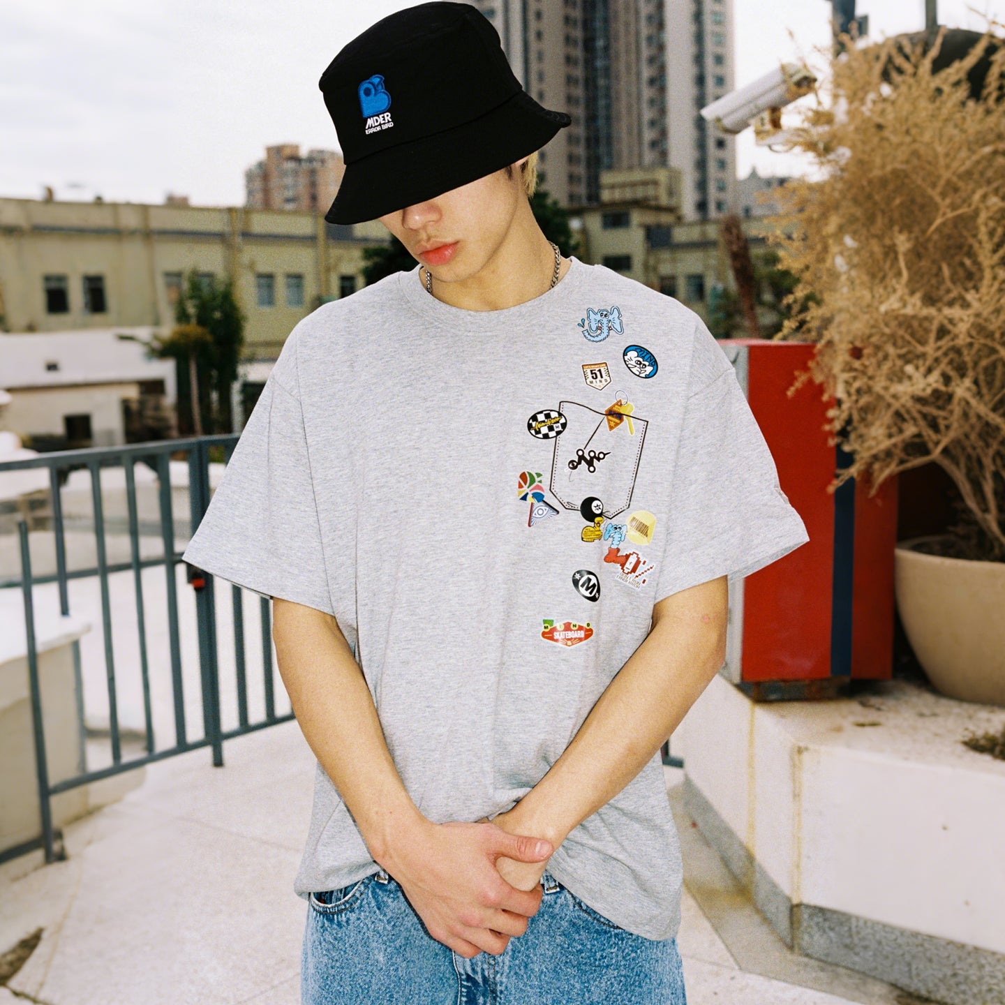 Mind Error Sticker Tee-STA6110
