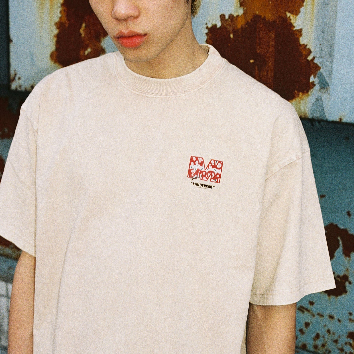 Mind Error M Garment Dyed Tee-STA6003