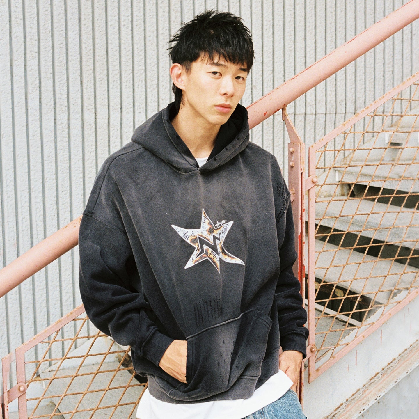 MindError Star Logo Hoodie-WST5601