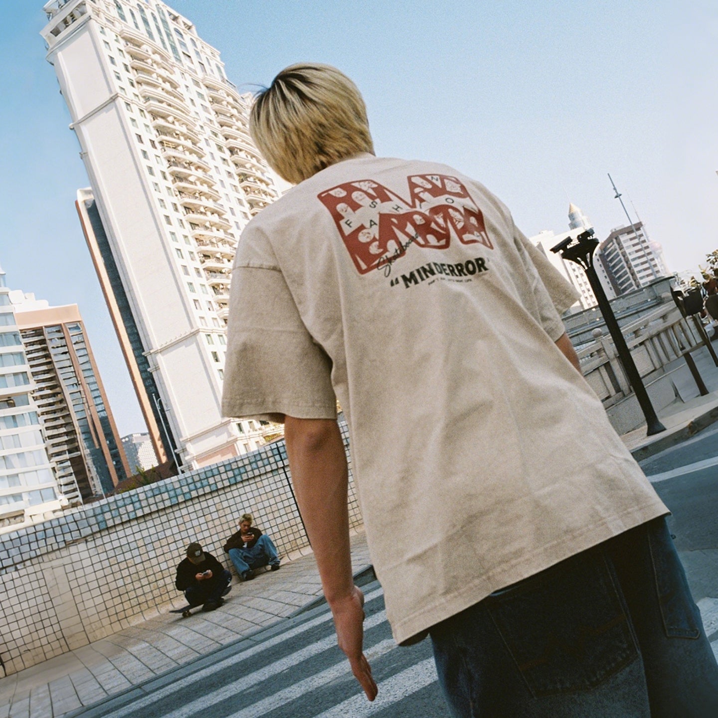Mind Error M Garment Dyed Tee-STA6003