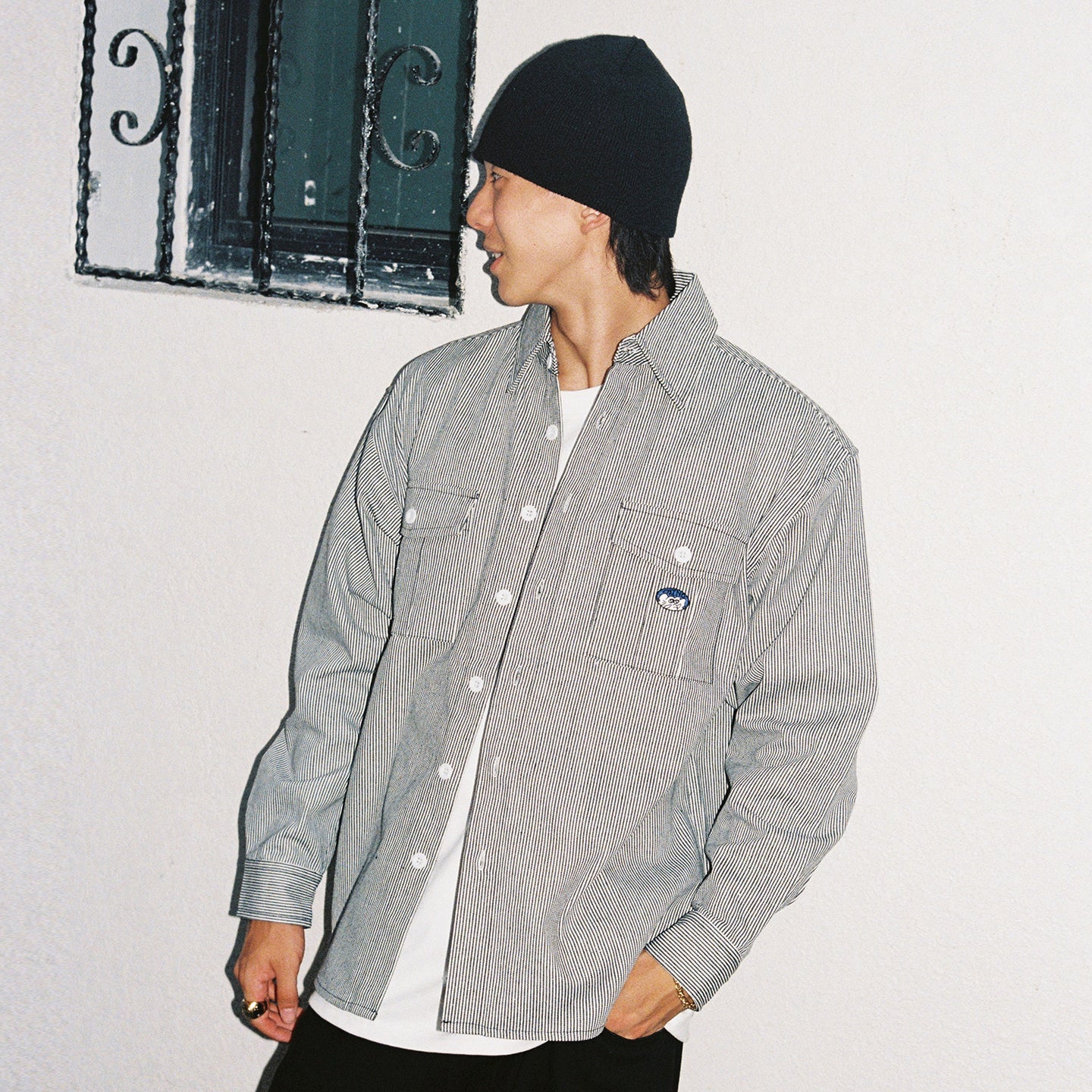 MindError Stripe Shirt-WCS5001