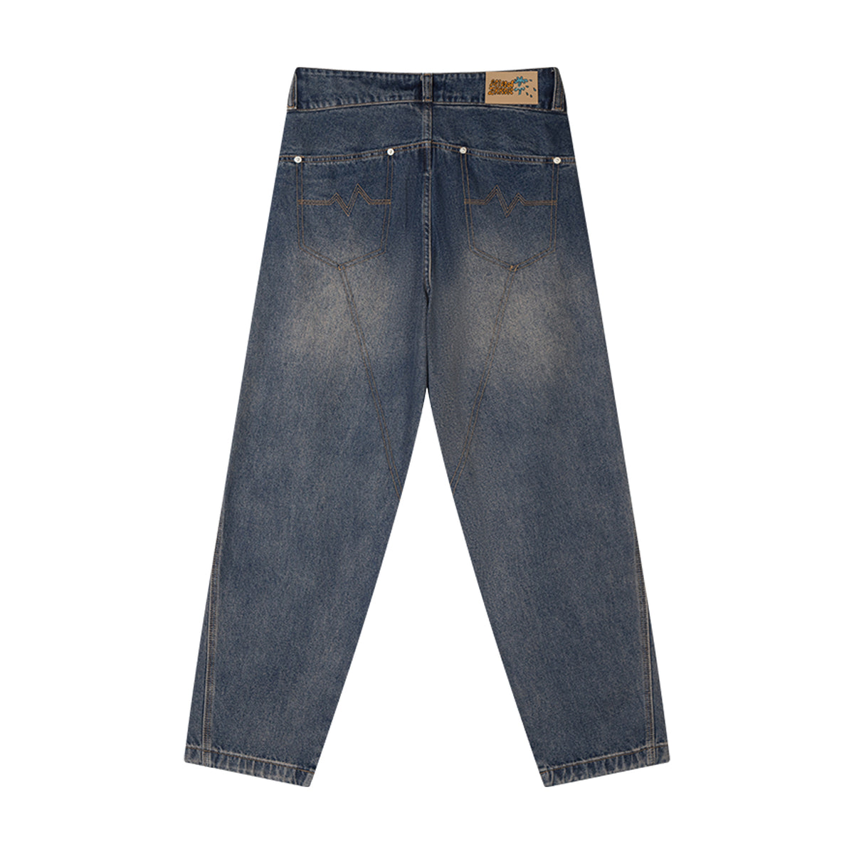 Mind Error Pocket Jeans-WPL6007