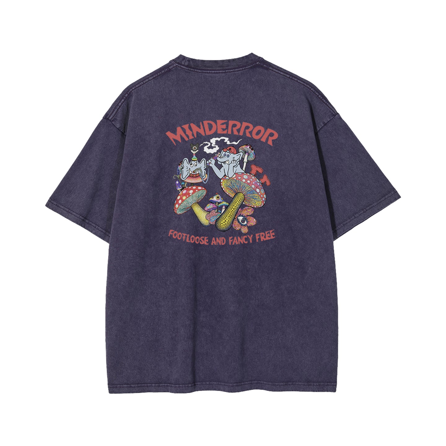 Mind Error Mushroom Garment Dyed Tee-STA6016