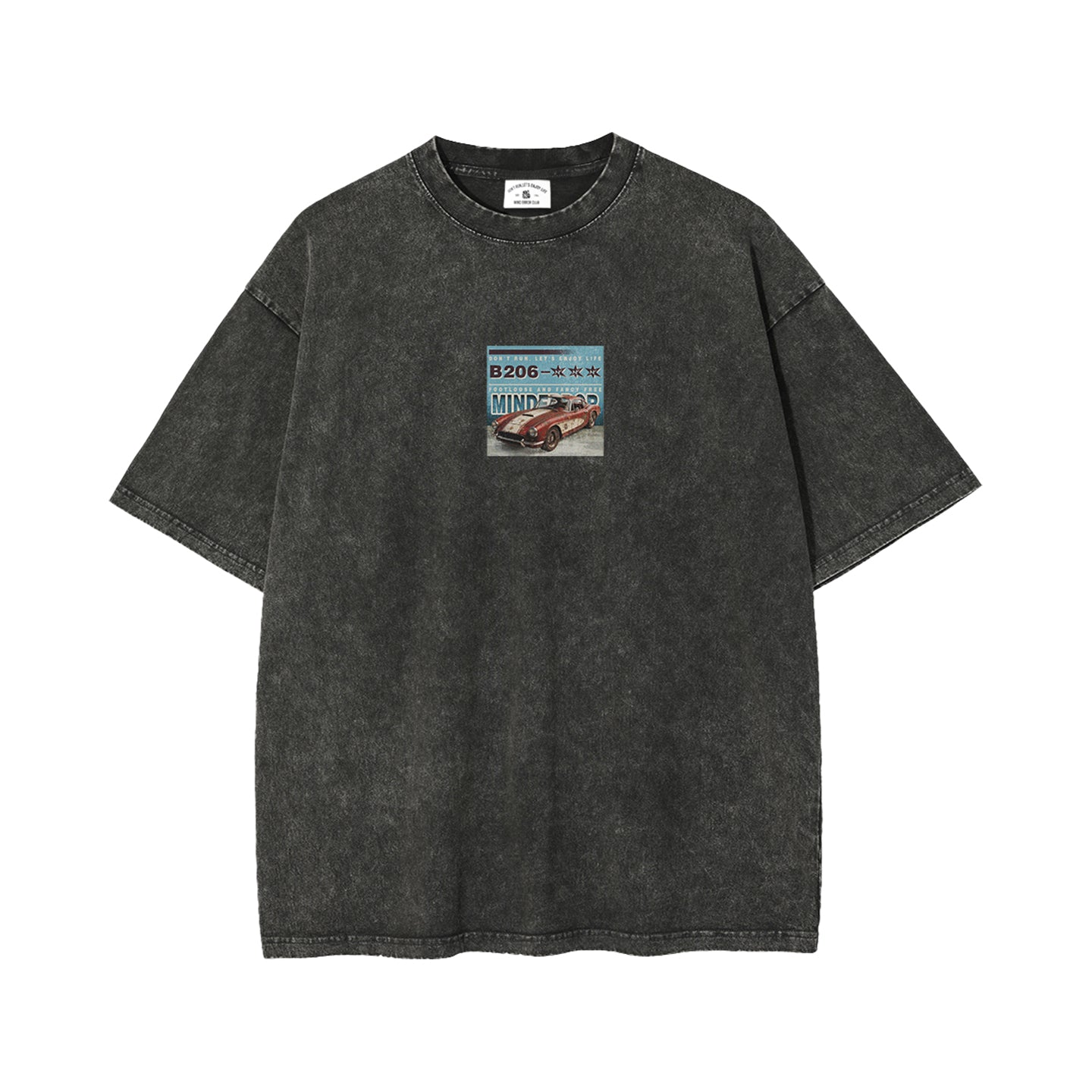 Mind Error Car Garment Dyed Tee-STA6001