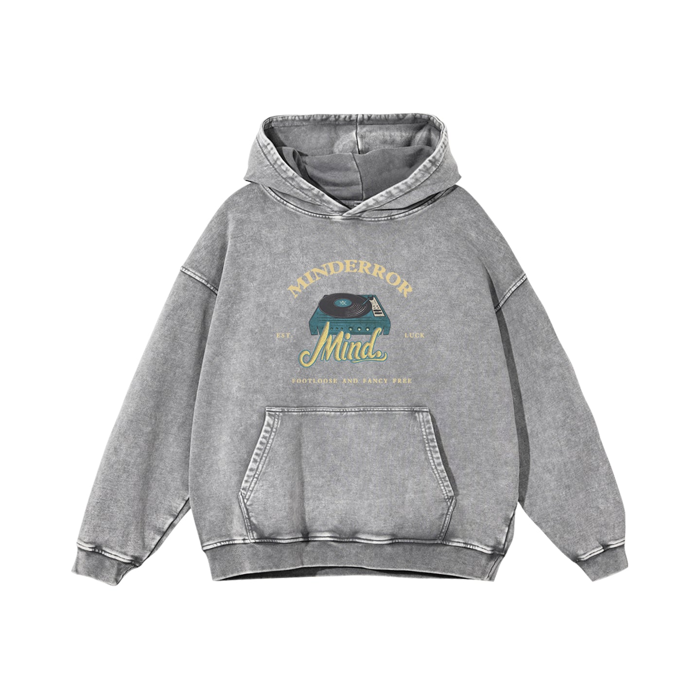 MindError Records Hoodie-WST5303