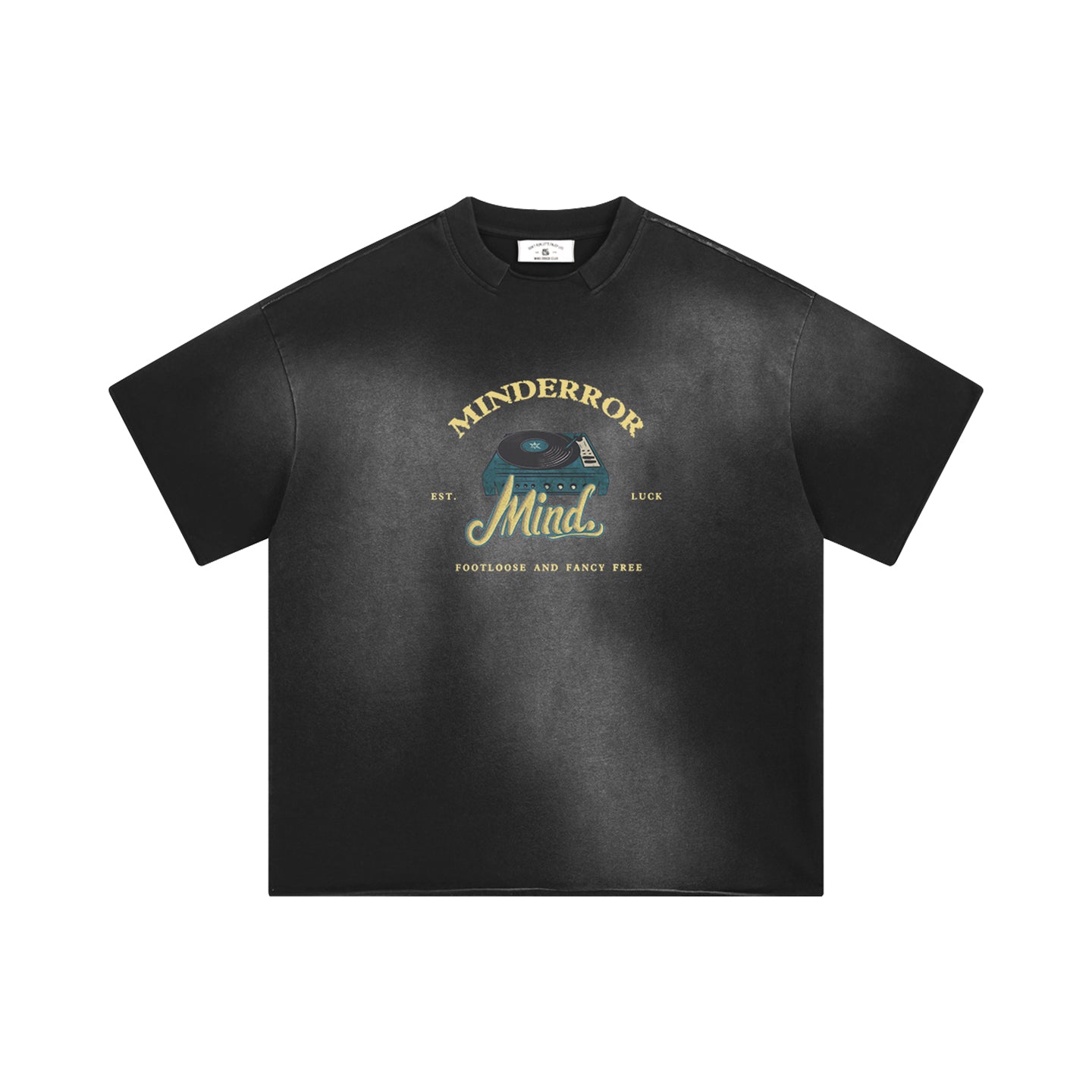 Mind Error Record Tie Dye Tee-STA6304