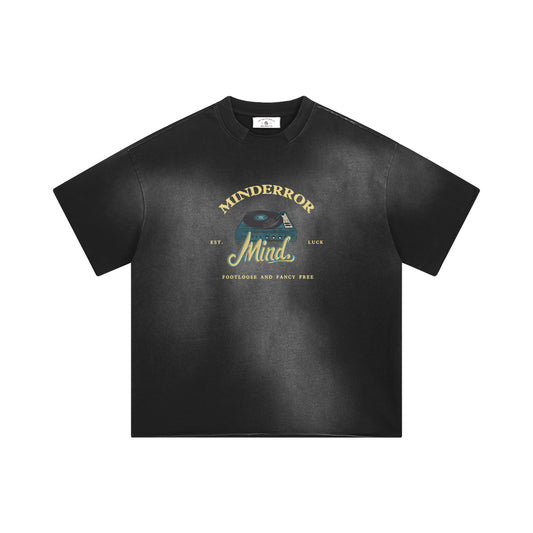 Mind Error Record Tie Dye Tee-STA6304