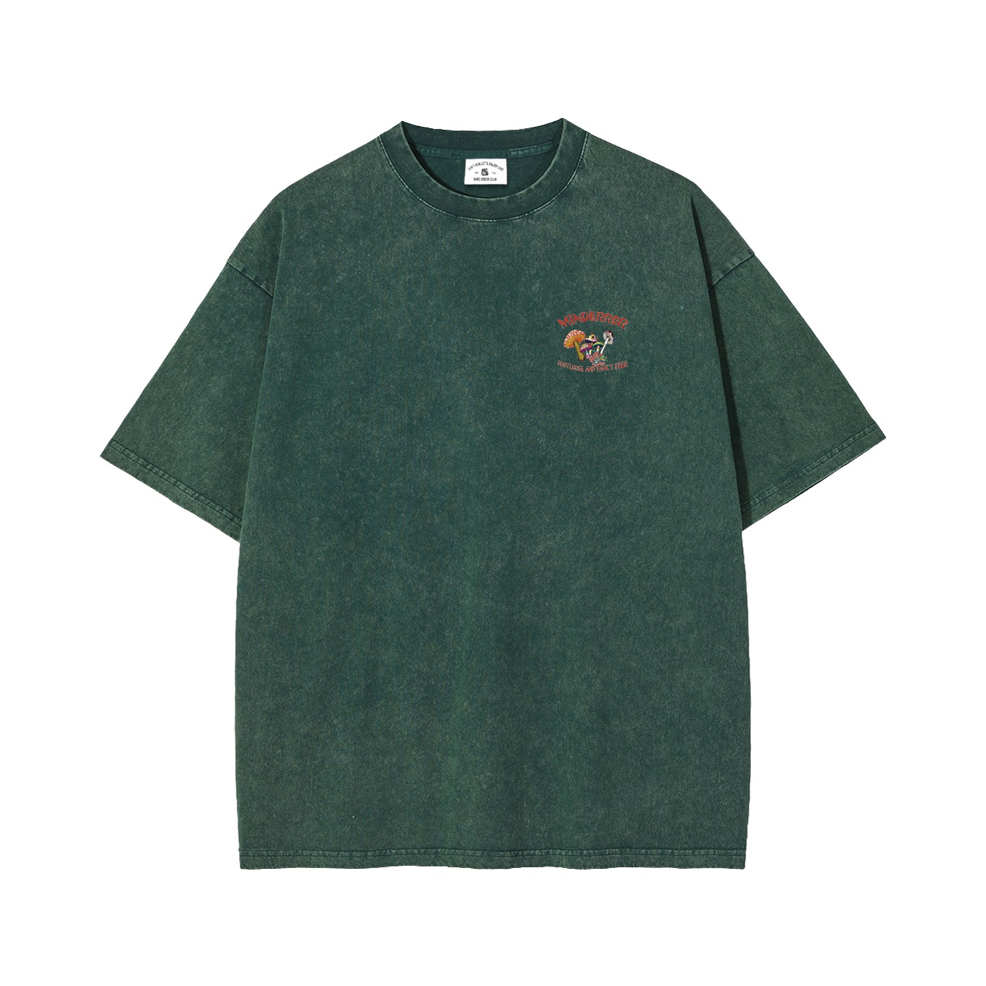 Mind Error Mushroom Garment Dyed Tee-STA6016