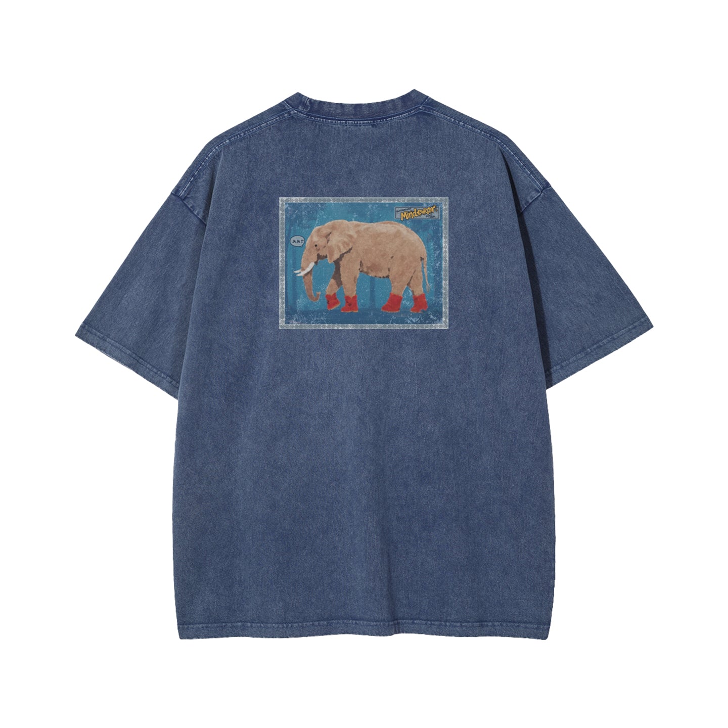 Mind Error  Elephant Garment Dyed Tee