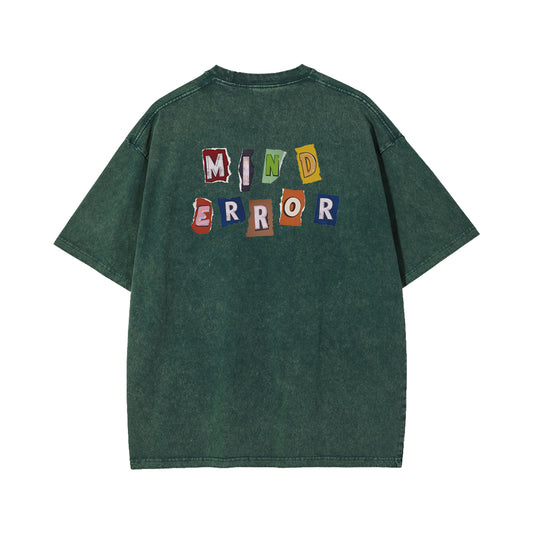 Mind Error Logo Garment Dyed Tee-STA6022