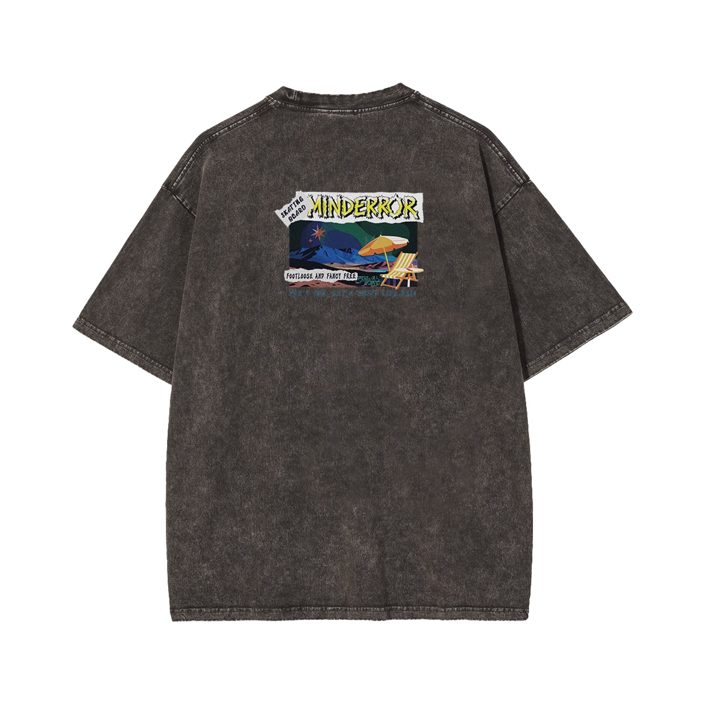 Mind Error Beach Garment Dyed Tee-STA6011