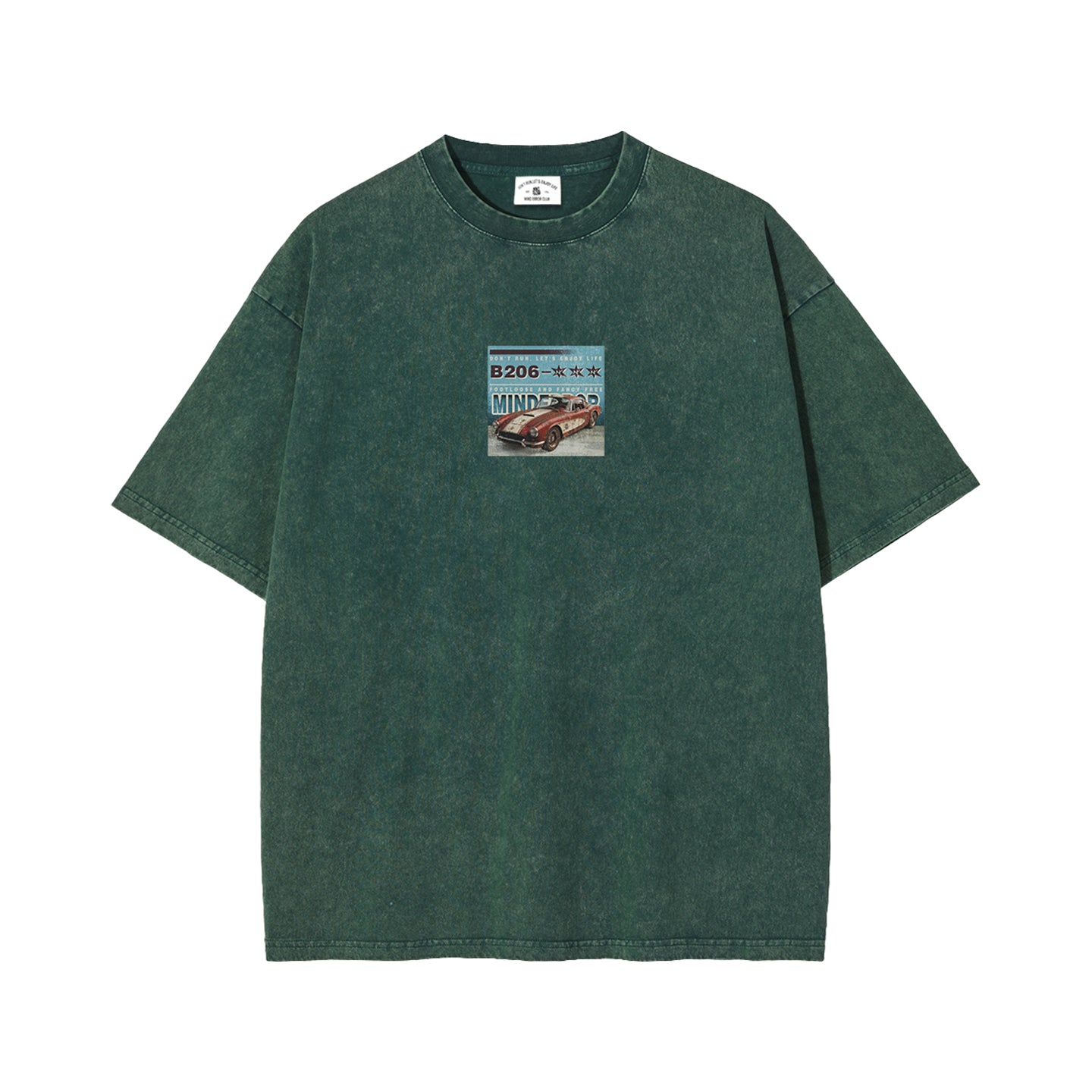 Mind Error Car Garment Dyed Tee-STA6001